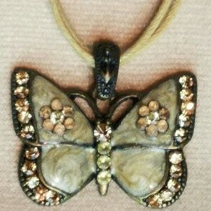 Vintage Butterfly Necklace